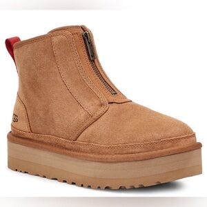 UGG Neumel Zip Platform Suede Boots NIB-